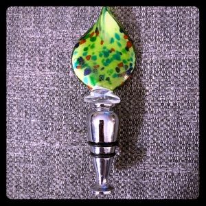 Hand-blown Glass Bottle Stopper